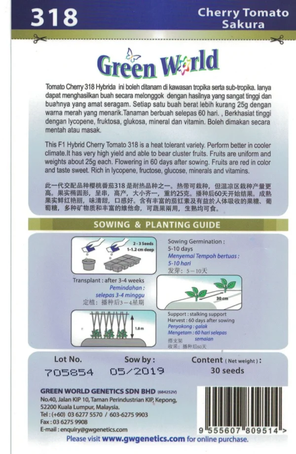 F1 Cherry Tomato - Sakura